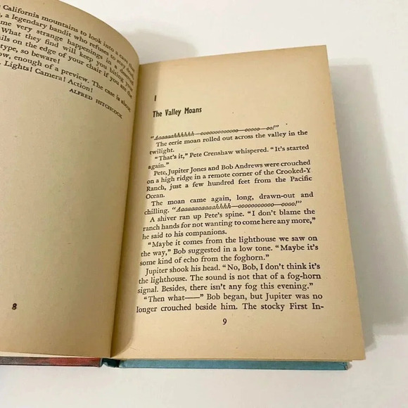 Vtg 1976 Alfred Hitchcock The three Investigators in Mystery of the Moaning Cave - Picture 11 of 16